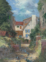 "Afternoon in the Village" by James Coleman
